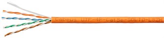 Кабель витая пара U/UTP 5e кат. 4 пары Cabeus UTP-4P-Cat.5e-SOLID-LSZH-100 1037324