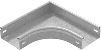 Угол гориз. 90°  Ostec УПТП90-50х50-0,7-R100-СЦ 914695