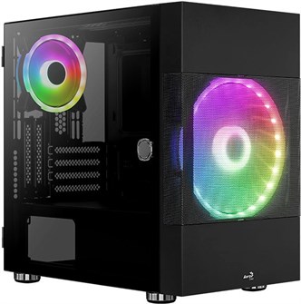 Корпус mATX AeroCool Atomic-G-BK-v1 819813