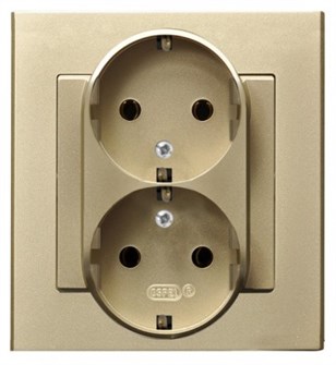 Розетка  Ospel GP-2RS/39 738812