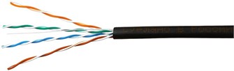 Кабель витая пара U/UTP 5e кат. 2 пары SkyNet СSL-UTP-2-CU-OUT 1124065