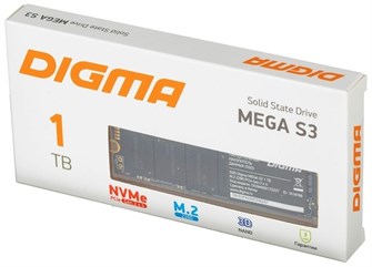 Накопитель SSD M.2 2280 Digma MEGA S3 1000 ГБ 885711