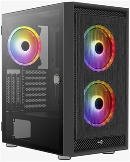 Корпус ATX AeroCool Graphite-G-BK-v2 998069