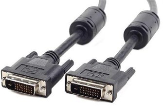 Кабель интерфейсный DVI-DVI Cablexpert CC-DVI2-BK-10M 451274