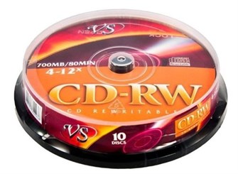 Диск CD-RW VS VSCDRWCB1001 1225181
