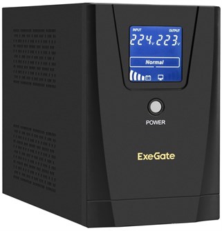 Источник бесперебойного питания  Exegate SpecialPro Smart LLB-1200.LCD.AVR.EURO.RJ 894624