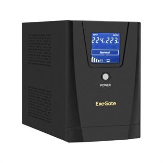 Источник бесперебойного питания  Exegate SpecialPro Smart LLB-1200.LCD.AVR.2SH.3C13 1041380