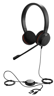 Гарнитура проводная Jabra Evolve 20 Stereo MS 1205328