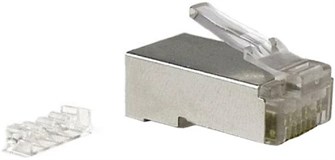 Разъем  Hyperline PLUG-8P8C-U-C6-SH-100 393534