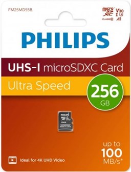 Карта памяти MicroSDXC 256GB Philips FM25MD55B/97 1115244