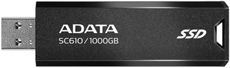 Внешний SSD USB 3.2 Gen 2 Type-A ADATA SC610-1000G-CBK/RD 1024 ГБ 1057661