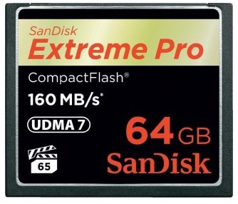 Карта памяти CompactFlash 16GB SanDisk SDCFXPS-064G-X46 411113