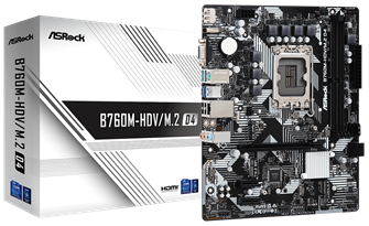 Материнская плата mATX ASRock B760M-HDV/M.2 D4 1012352