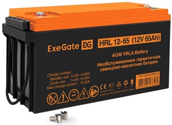 Батарея аккумуляторная  Exegate HRL 12-65 1211704
