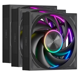 Вентилятор для корпуса PCCooler F7 X120 ARGB BK 3IN1 1234131