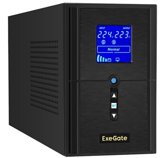 Источник бесперебойного питания  Exegate SineTower SZ-1500.LCD.AVR.2SH.1C13.USB 1118189
