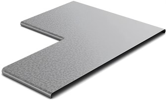 Крышка на переходник правосторонний  Ostec КРПП-400х300-0,7-СЦ 914979