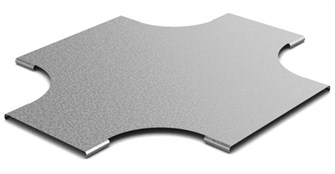 Крышка на ответвитель X-образ., переходник  Ostec КПХП-300х100-0,7-СЦ 915174