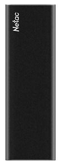 Внешний SSD USB 3.2 Gen 2 Type-C Netac NT01ZSLIM-002T-32BK 2000 ГБ 1000286