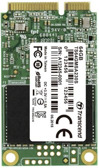 Накопитель SSD mSATA Transcend TS64GMSA230S 64 ГБ 669799