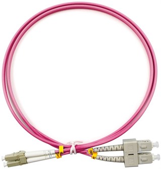 Патч-корд волоконно-оптический Cabeus FOP-50-OM4-LC-SC-1,5m 728643