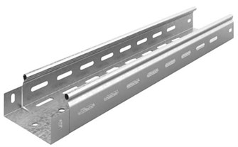 Лоток листовой перфорированный Ostec ЛПМЗТ-150х50х3000-0,7-СЦ 915387
