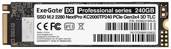 Накопитель SSD M.2 2280 Exegate NextPro KC2000TP240 240 ГБ 1136198