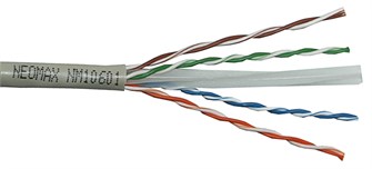 Кабель витая пара U/UTP 6 кат. 4 пары Neomax NM10601 157863