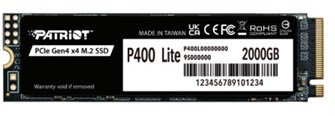 Накопитель SSD M.2 2280 Patriot Memory P400 Lite 2000 ГБ 1234835