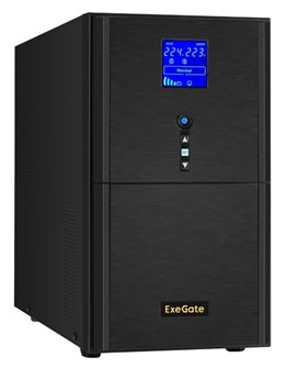 Источник бесперебойного питания  Exegate SineTower SZ-3000.LCD.AVR.3SH.1C13.RJ.USB 1118191