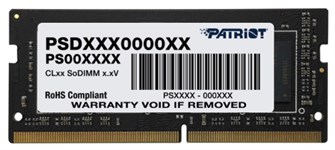 Модуль памяти SODIMM DDR4 8GB Patriot Memory PSD48G26662S 1103076