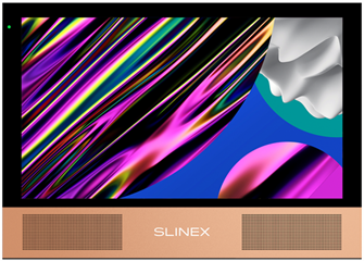 Видеодомофон  Slinex Sonik 10 (Black+Pink Gold) 841896