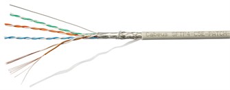 Кабель витая пара S/FTP 5e кат. 4 пары Cabeus SFTP-4P-Cat.5e-PATCH-GY 515543