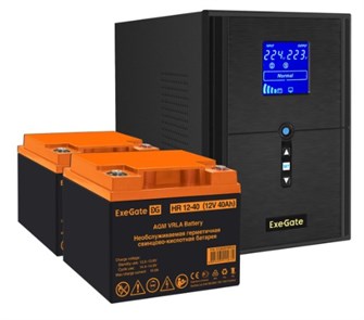 Комплект  Exegate SineTower SZ-2000.LCD.AVR.3SH.1C13.USB 1118253