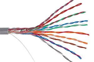 Кабель витая пара U/UTP 5 кат. 10 пар Netlan EC-UU010-5-PVC-GY-3 512798