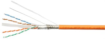 Кабель витая пара S/FTP 6 кат. 4 пары Cabeus SFTP-4P-Cat.6-SOLID-LSZH 515547