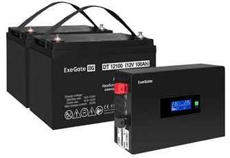 Комплект  Exegate IdealSine SR-1500.LCD.2SH 1118338