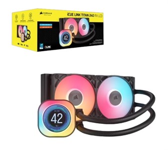 Система охлаждения жидкостная Corsair iCUE LINK TITAN 240 RX LCD 1215092