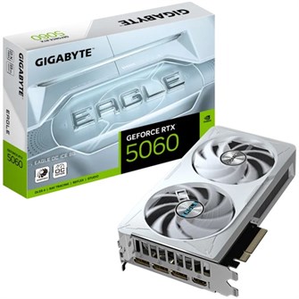 Видеокарта GIGABYTE GeForce RTX 5060 EAGLE OC ICE (GV-N5060EAGLEOC ICE-8GD) 1206888