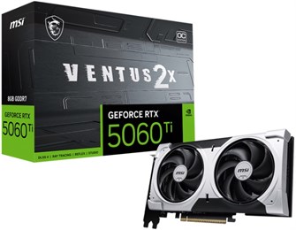 Видеокарта MSI GeForce RTX 5060 Ti VENTUS 2X OC PLUS (RTX 5060 Ti 8G VENTUS 2X OC PLUS) 1206907