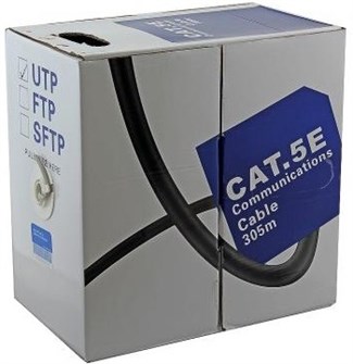 Кабель витая пара U/UTP 5e кат. 4 пары 5bites US5400-305S 659739