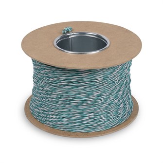 Кабель витая пара U/UTP 5e кат. 1 пара Cabeus UTP-1P-Cat.5e-SOLID-CROSS-305-GN 1037417