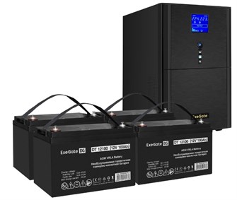 Комплект  Exegate SineTower SZ-5000.LCD.AVR.2SH.1C13.T.RJ.USB 1118281