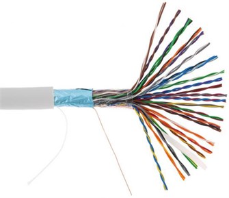 Кабель витая пара F/UTP 5e кат. 25 пар Netlan EC-UF025-5-PVC-GY-3 512806