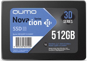Накопитель SSD 2.5'' Qumo Q3DT-512GHHY 512 ГБ 1120482