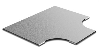 Крышка на ответвитель Т-образ., переходник  Ostec КПТП-400х300-0,7-СЦ 915142