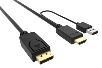 Кабель интерфейсный DisplayPort-HDMI Buro HDMI-DP-3M 993421