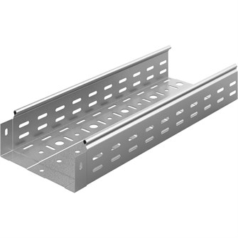 Лоток листовой перфорированный Ostec ЛПМЗТ-200х80х3000-0,8-СЦ 915395