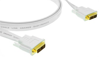 Кабель интерфейсный DVI-DVI Kramer C-DM/DM/FLAT(W)-3 602038