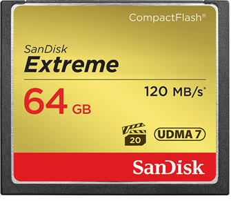 Карта памяти CompactFlash 64GB SanDisk SDCFXSB-064G-G46 555779